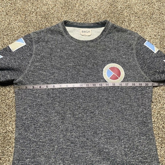 NWOT Brooklyn We Go Hard BWGH Bauhaus Speckled Black Gray Men Sweater Sz Large - Picture 7 of 10